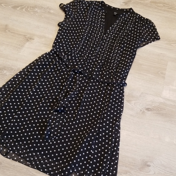 msk polka dot dress